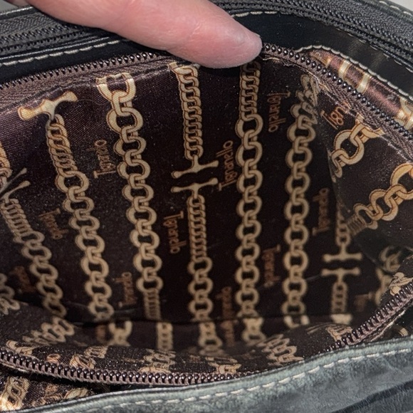 Tignanello Black Butter Leather Shoulder Bag - Picture 5 of 10